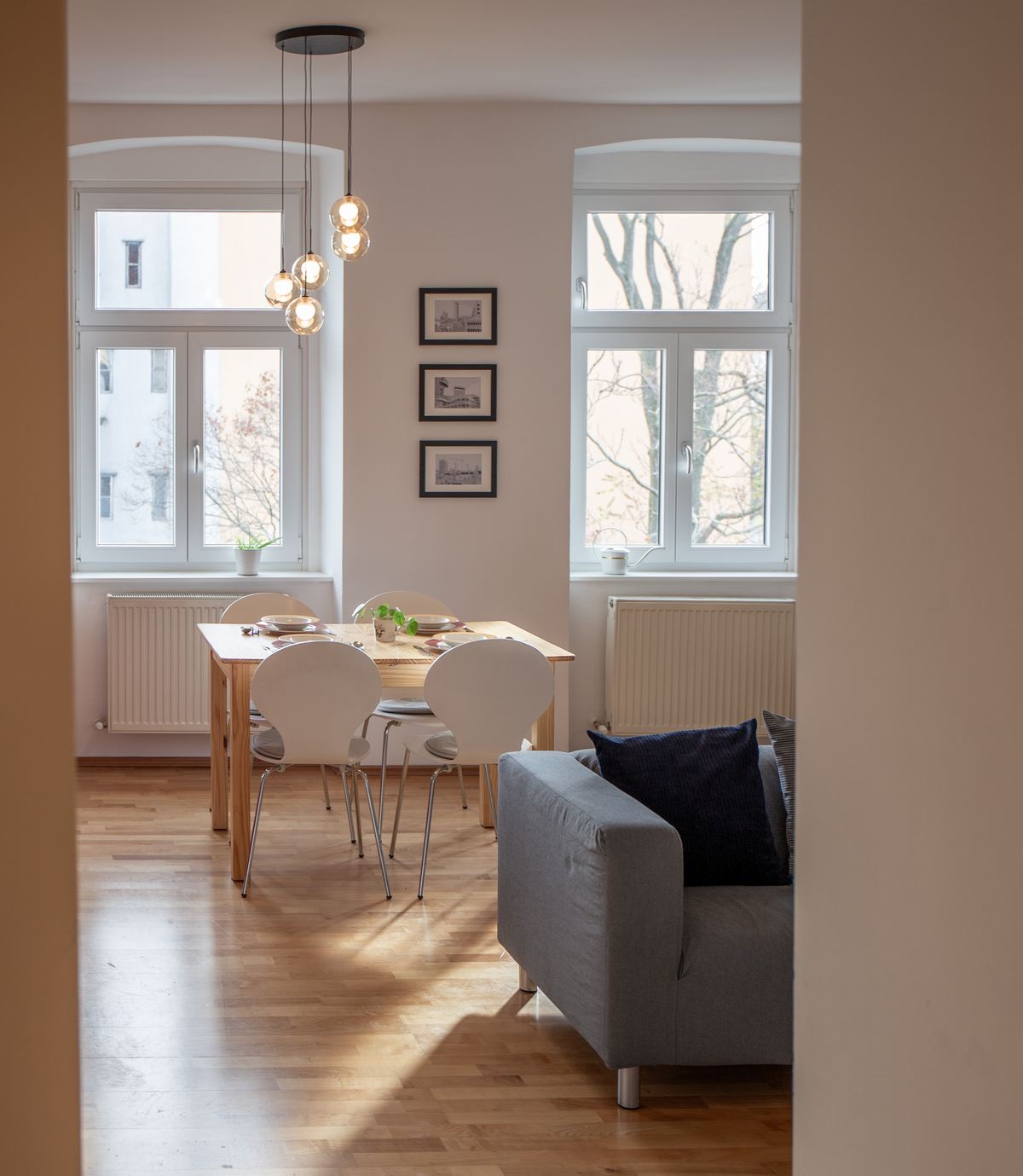 Blick durch die Wohnung