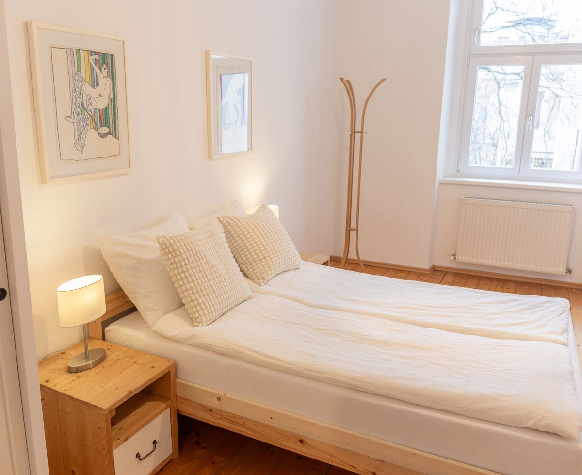 Schlafzimmer Bett Detail